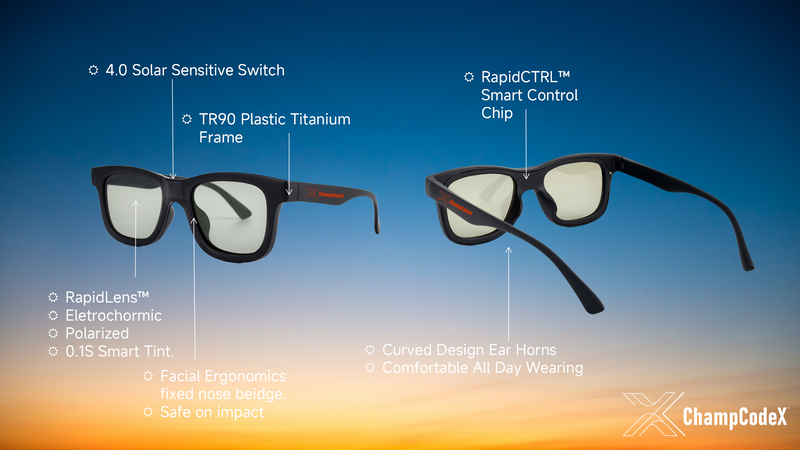 Óculos de sol ChampCodeX Fusion F1-Fashion